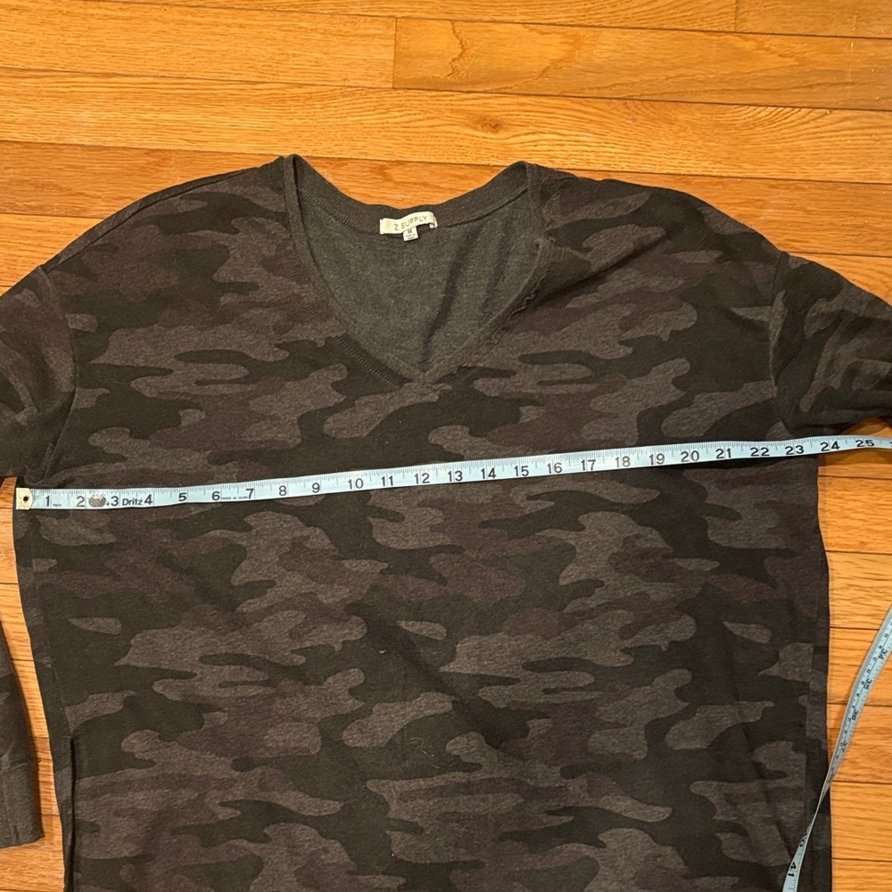 Z Supply Black Camo Sweatshirt - Picture 5 of 5